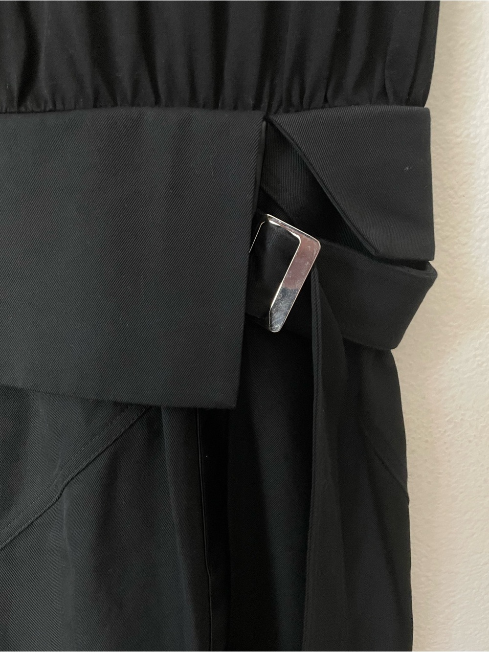 3.1 Phillip Lim Women's Black Mixed Media T-Shirt Combo Dress - Picture 5 of 7
